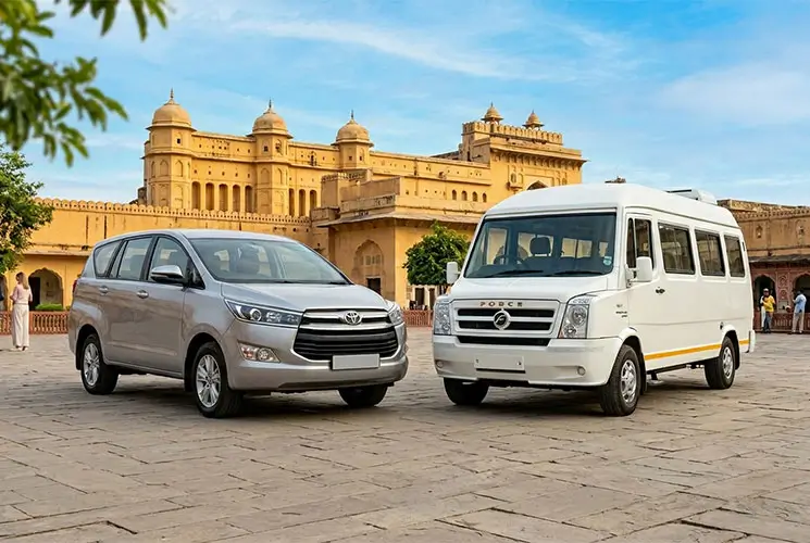 Toyota Innova Crysta vs Tempo Traveller